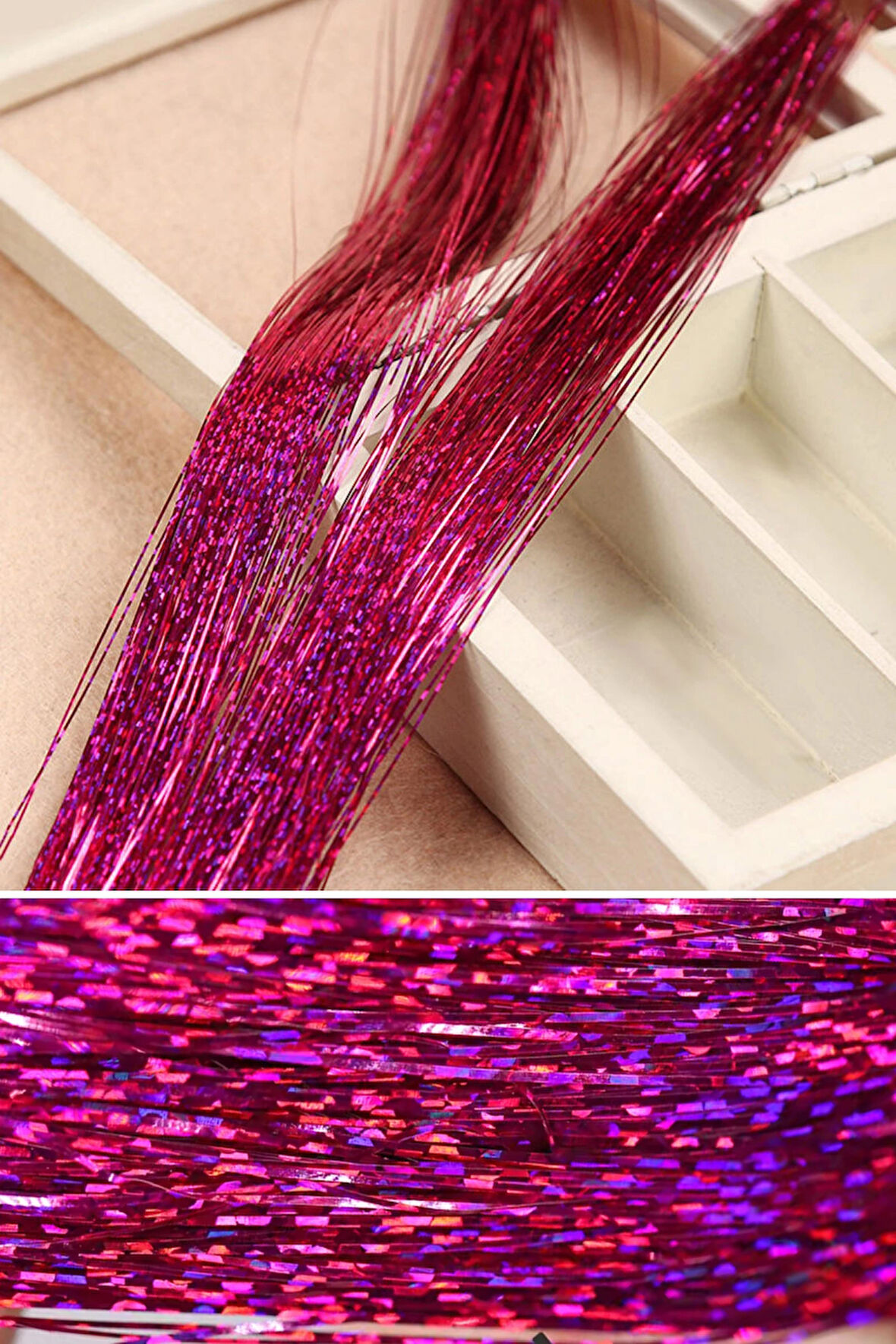 Eagenset Çapari Simi Lazer Hologram Fuşya Poşet Sim 36 Metre