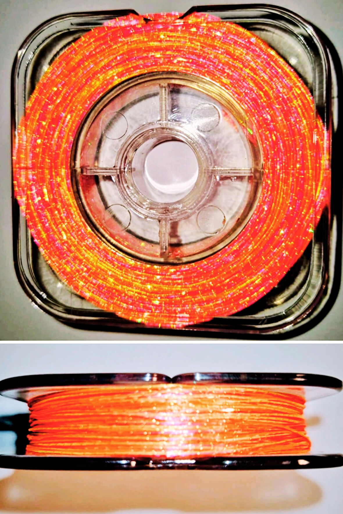 Eagenset Hazır Çapari Kombini Boru Sim Ultraviyole UV Neon 3 Renkli Turuncu – Pembe – Fıstık Yeşili Makarada