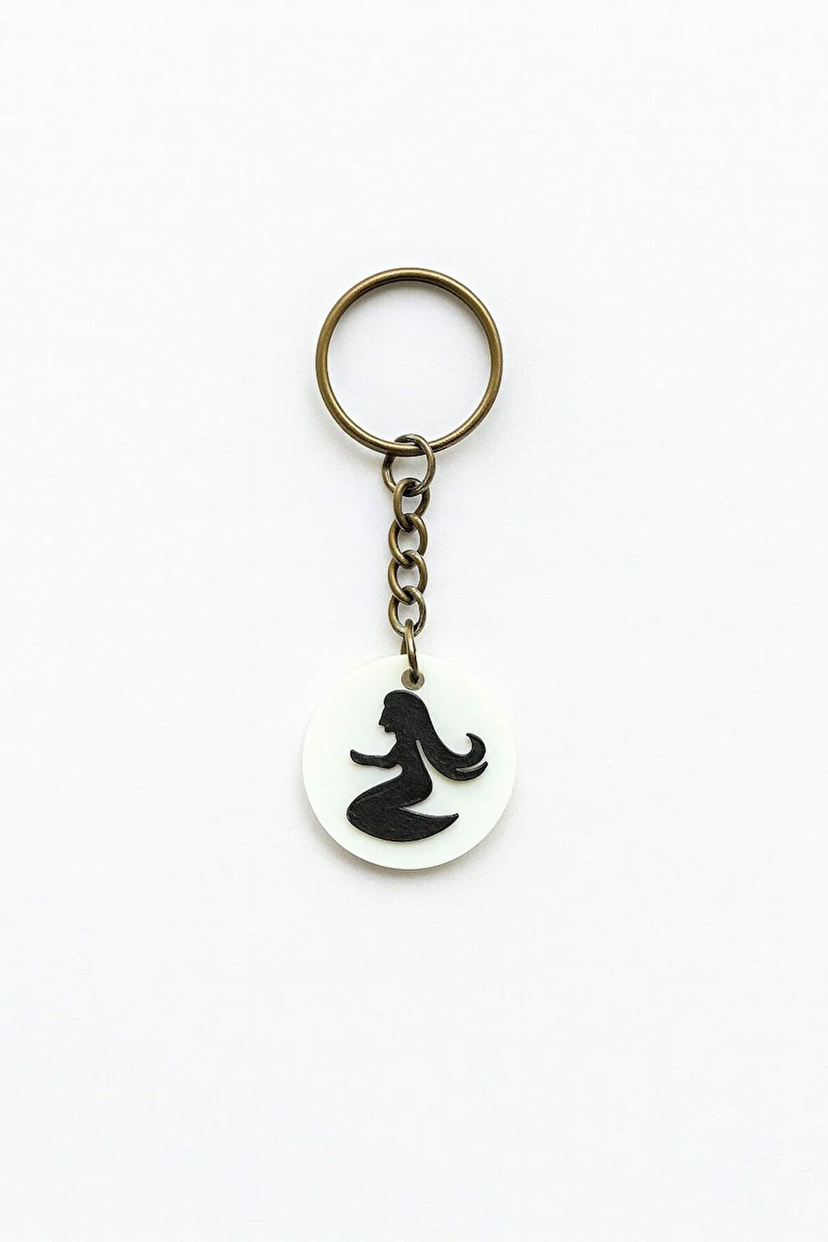 Başak Burcu NFC Anahtarlık – Akıllı Temassız Bağlantı Özellikli Burç Anahtarlığı (3,5 cm)