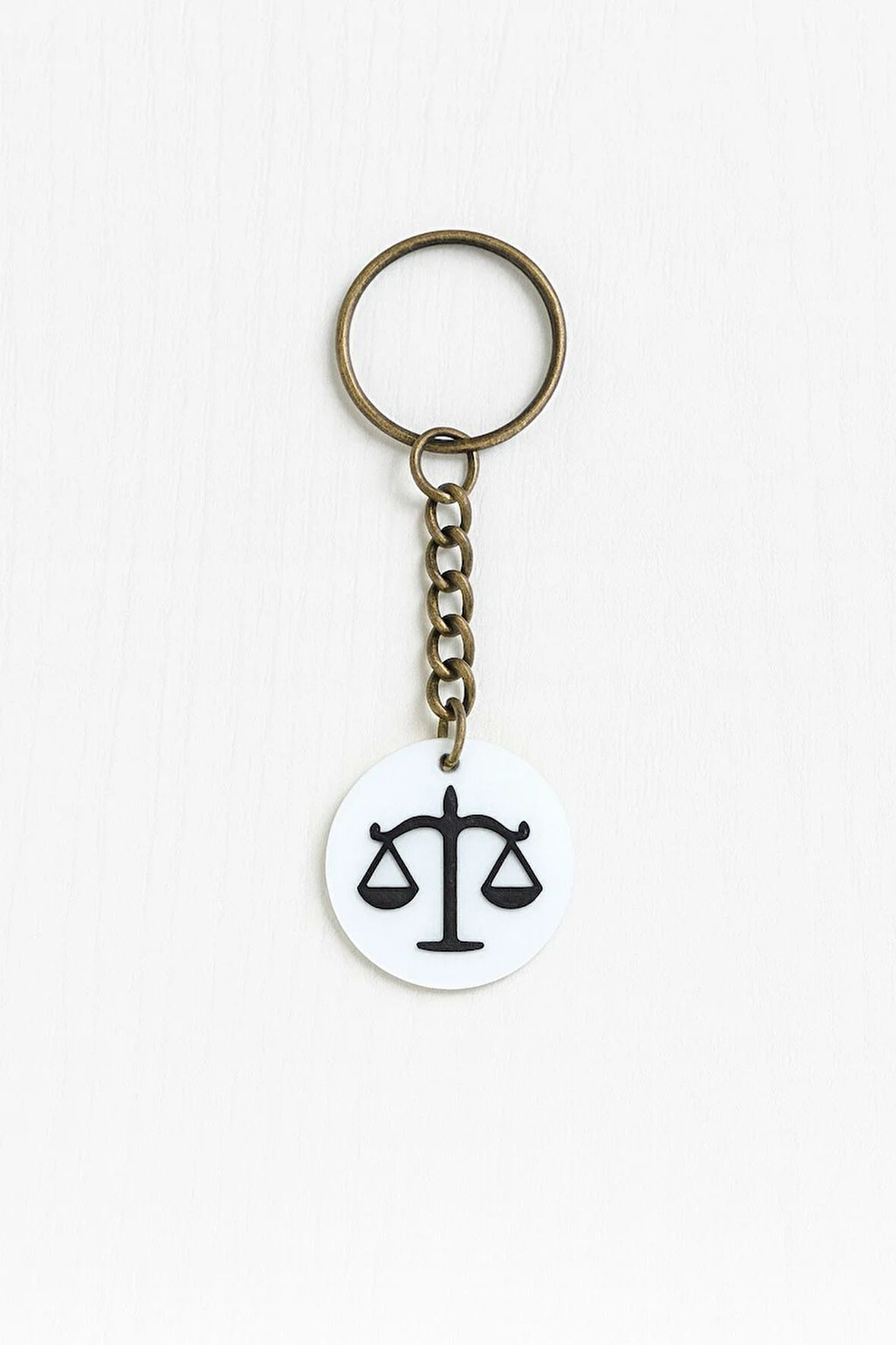 Terazi Burcu NFC Anahtarlık – Akıllı Temassız Bağlantı Özellikli Burç Anahtarlığı (3,5 cm)