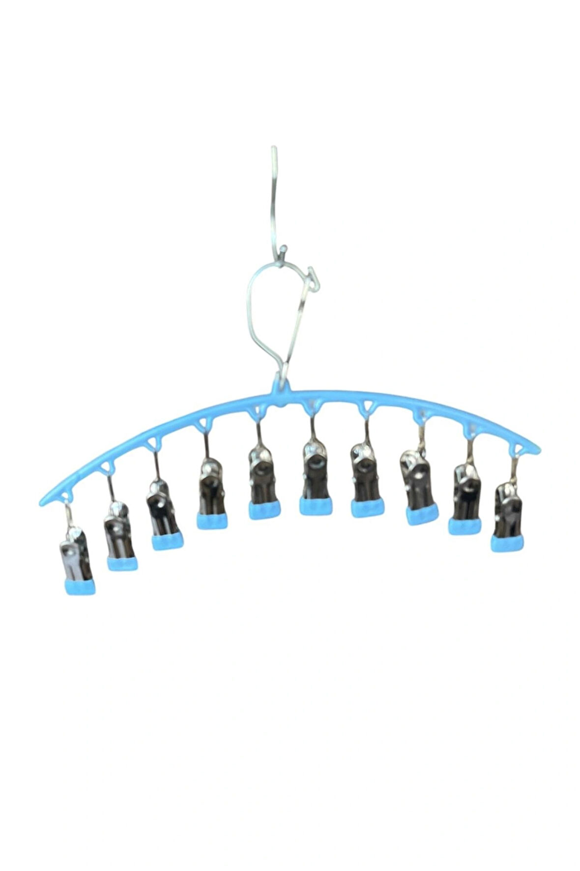 Çoklu Şal Askısı, Metal Mandallı Şal Askısı, 10 Mandallı Askı,