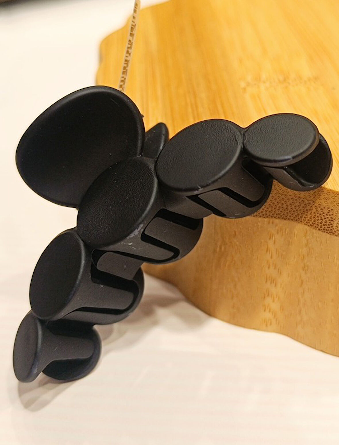 Sert  Plastik6cm  Lüks Siyah Mandal Toka