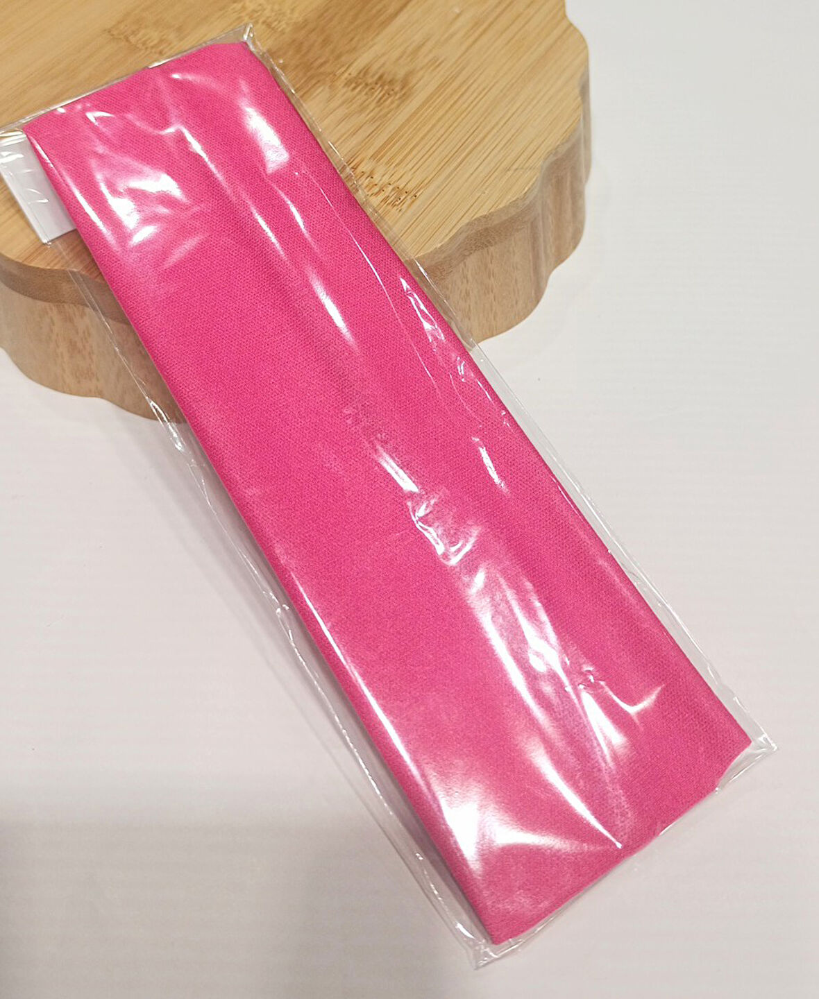 Monalisa Home Pembe Lüks Sportif Elastik Saç Bandana