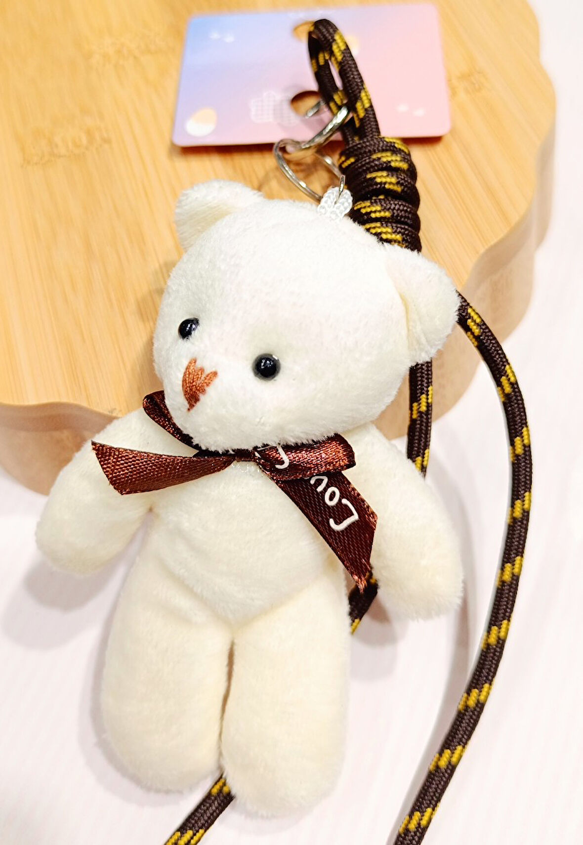Monalisa Home Peluş Ayıcıklı Gösterişli  Anahtarlık