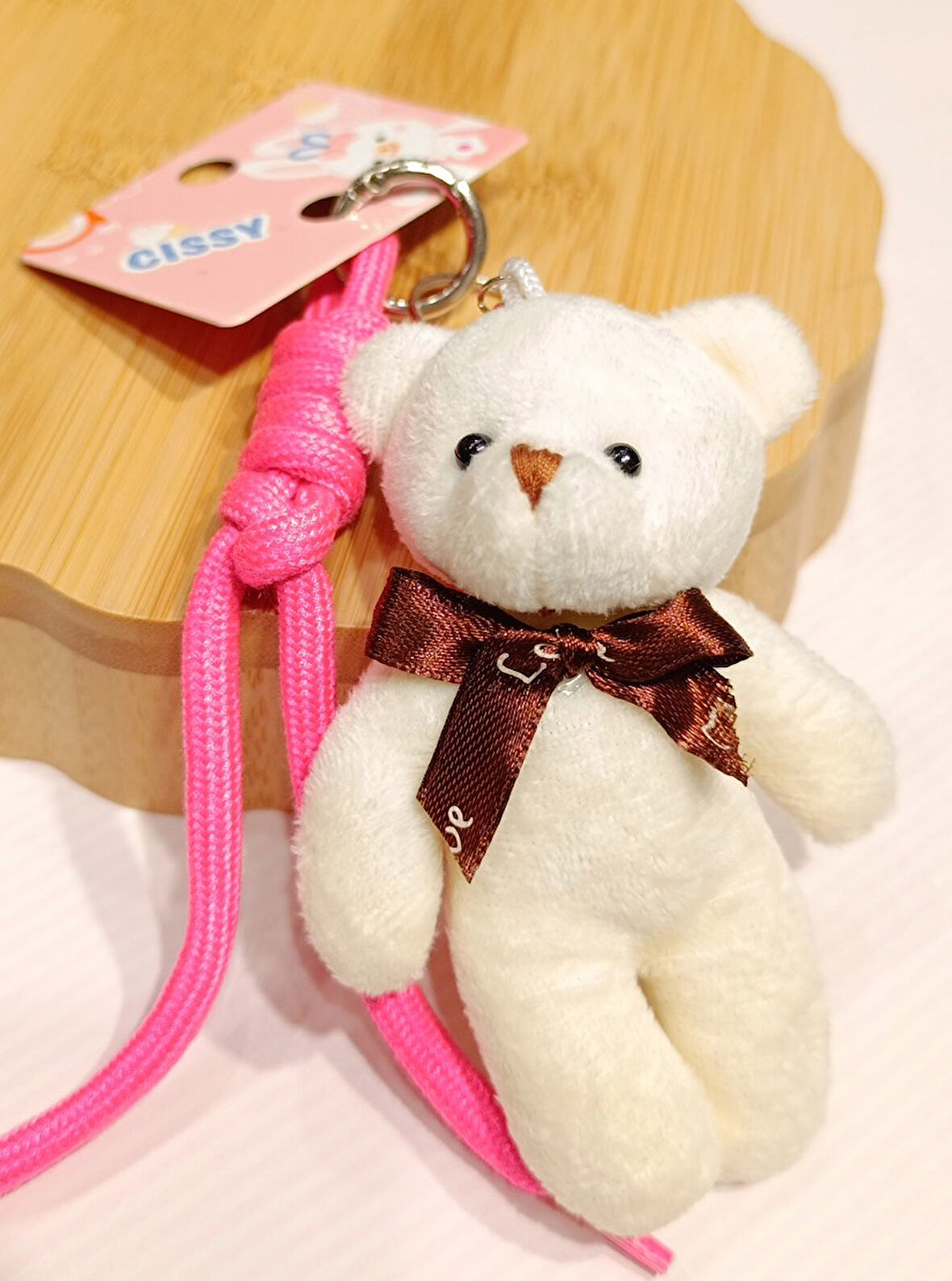 Monalisa Home Peluş Ayıcıklı Gösterişli  Anahtarlık