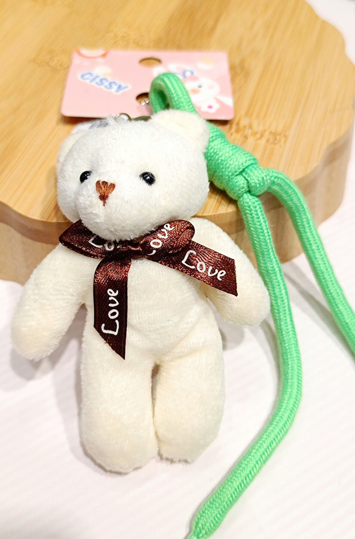 Monalisa Home Peluş Ayıcıklı Gösterişli  Anahtarlık