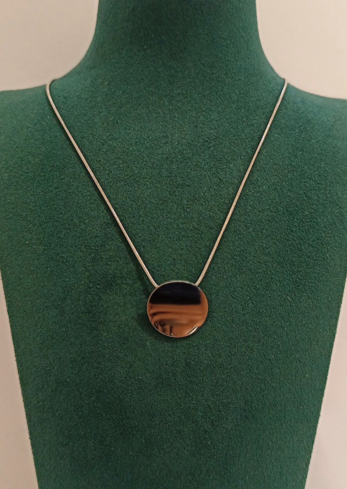 Monalisa Home Lüks Gümüş Renk  Figürlü Gösterişli  Kolye