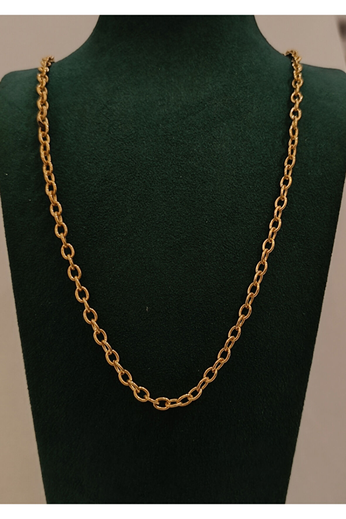 Monalisa Home Gold Renk Lüks Figürlü Gösterişli   Kolye