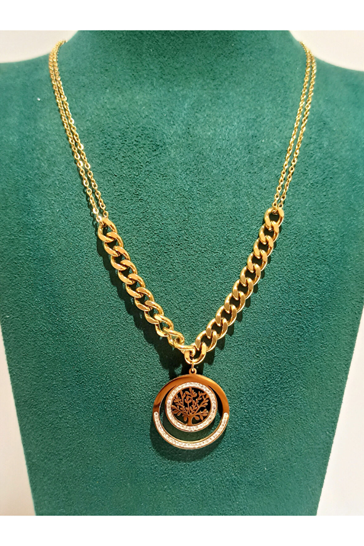 Monalisa Home Lüks Figürlü Gösterişli Kolye