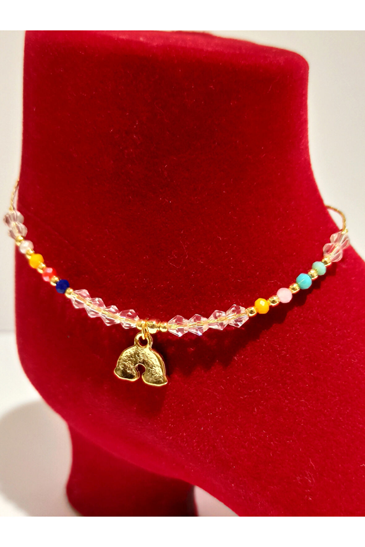 Monalisa Home Lüks Gösterişli Kararmaz El Yapımı Boncuklu  Renkli Hal Hal