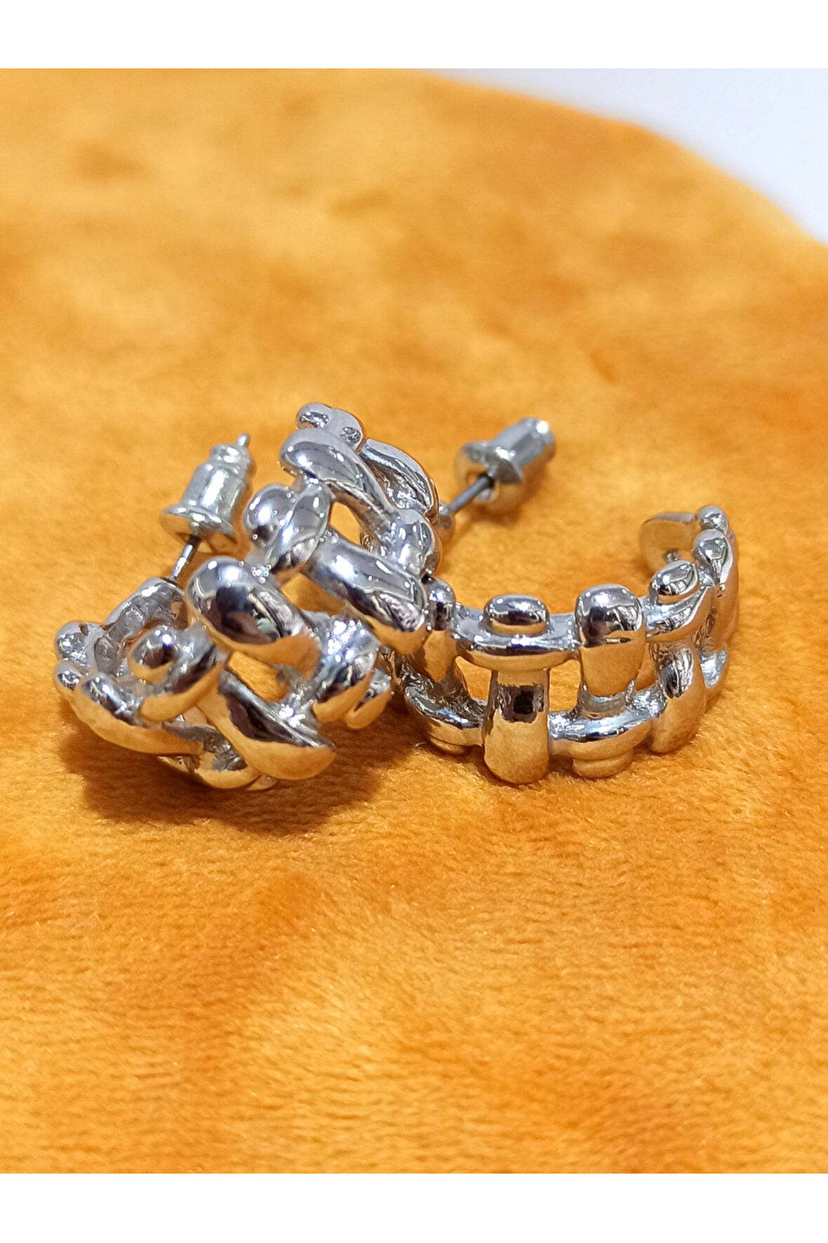 Monalisa Hom Lüks Figürlü Gösterişli Küpe