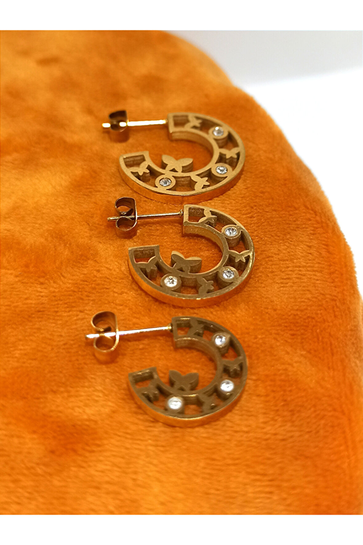 Monalisa Hom Lüks Figürlü Gösterişli Küpe