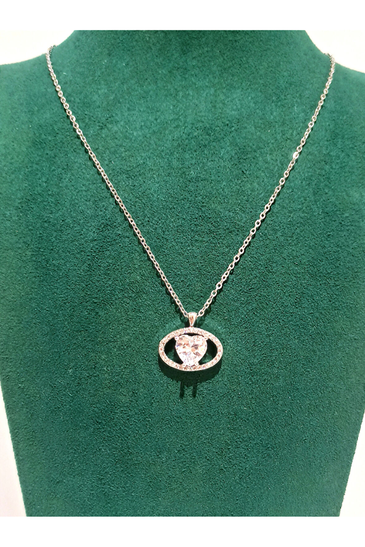 Monalisa Home Gümüş Renk Lüks Figürlü Gösterişli Kolye