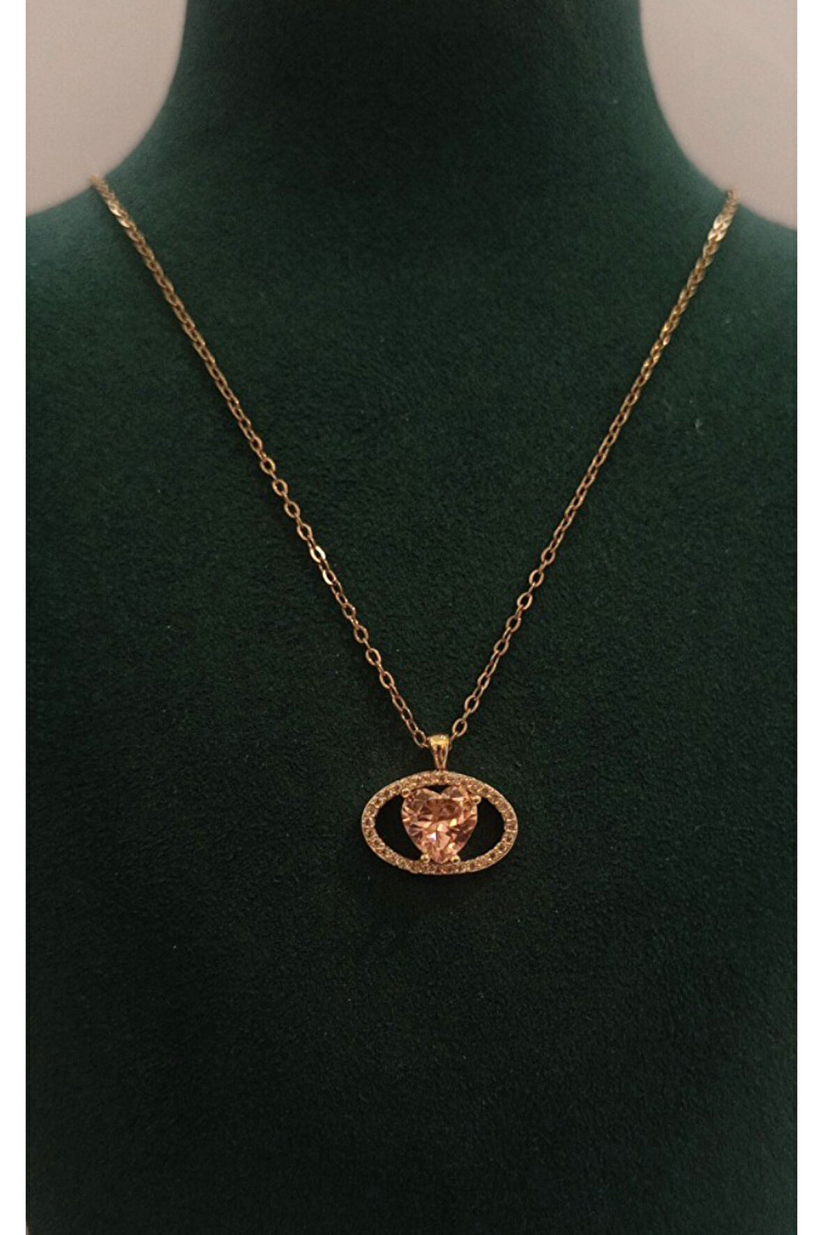 Monalisa Home Gold Renk Lüks Figürlü Gösterişli Kolye