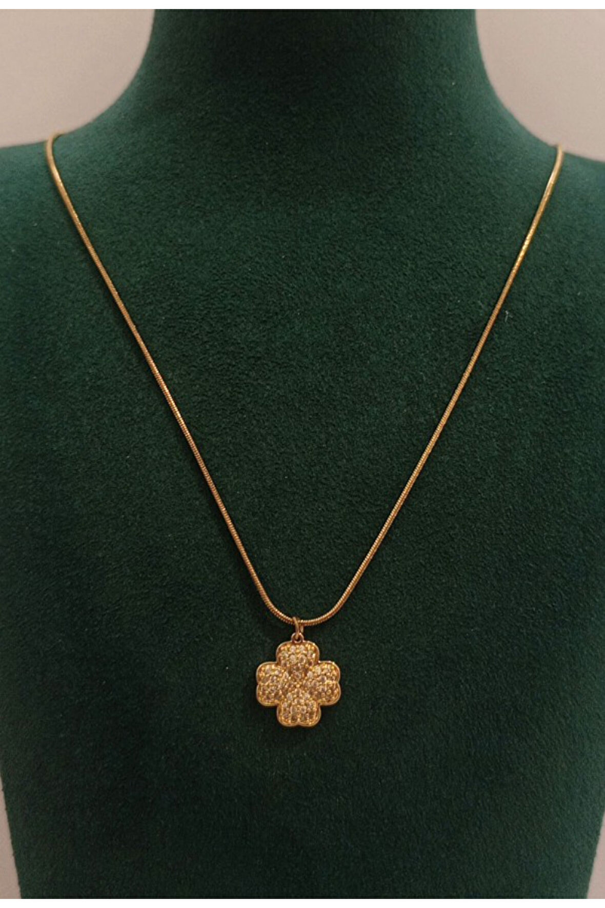 Monalisa Home Gold Renk Lüks Figürlü Gösterişli Kolye