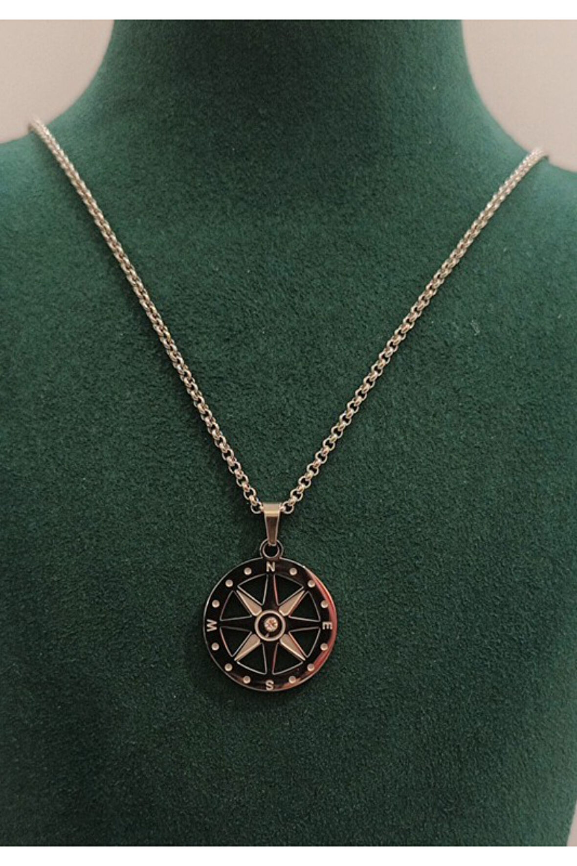 Monalisa Home Gümüş Renk Lüks Figürlü Gösterişli Kolye