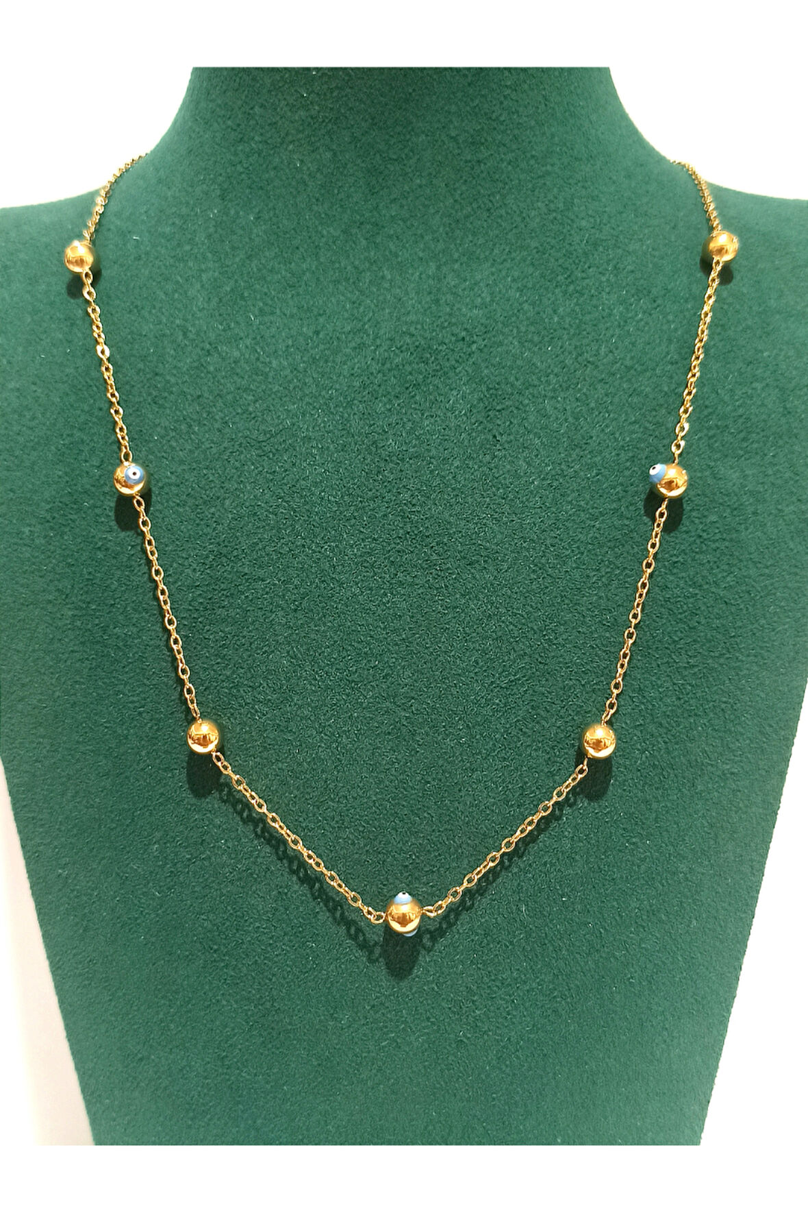 Monalisa Home Gold Renk Lüks Figürlü Gösterişli Kolye