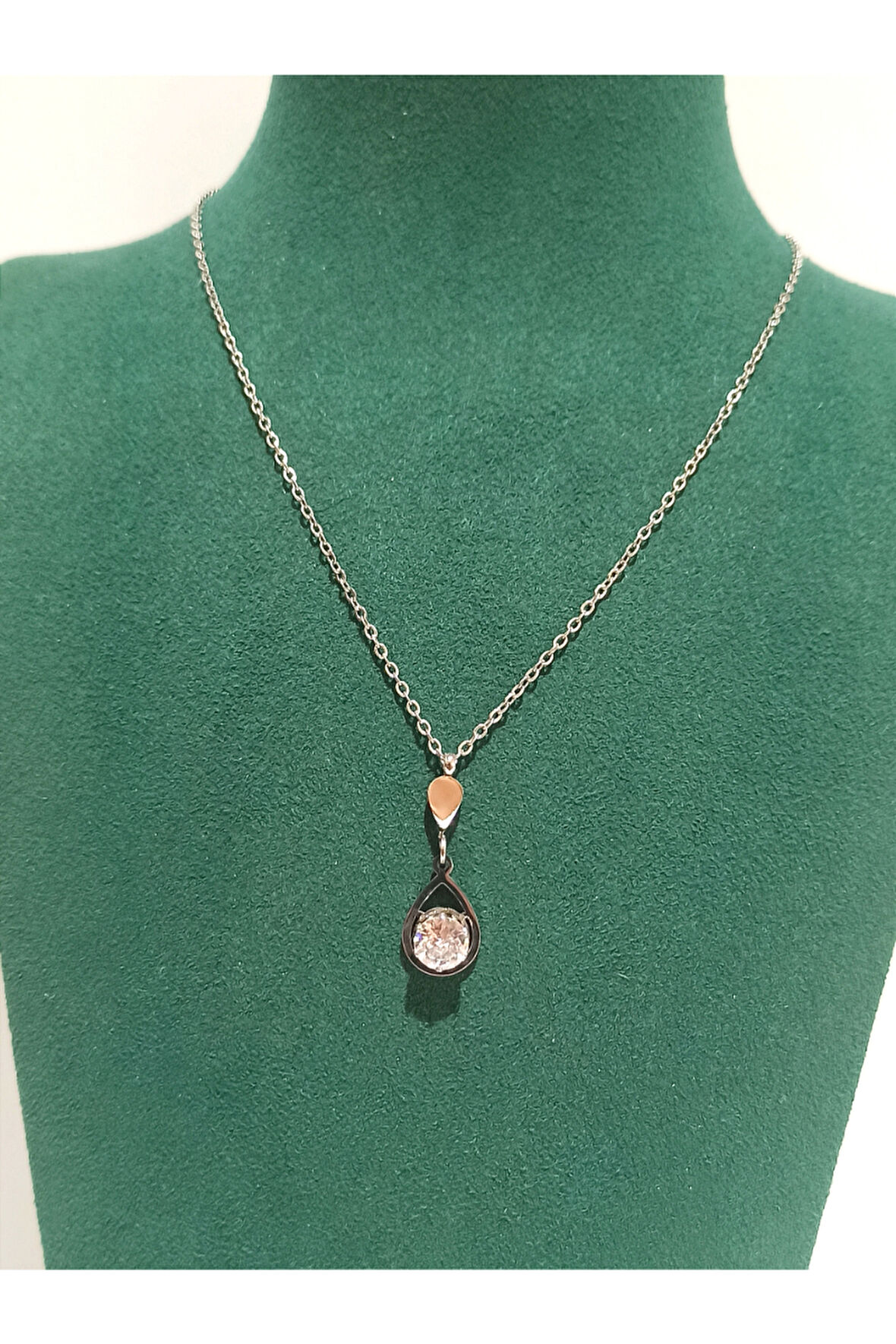 Monalisa Home Gümüş Renk Lüks Figürlü Gösterişli Kolye