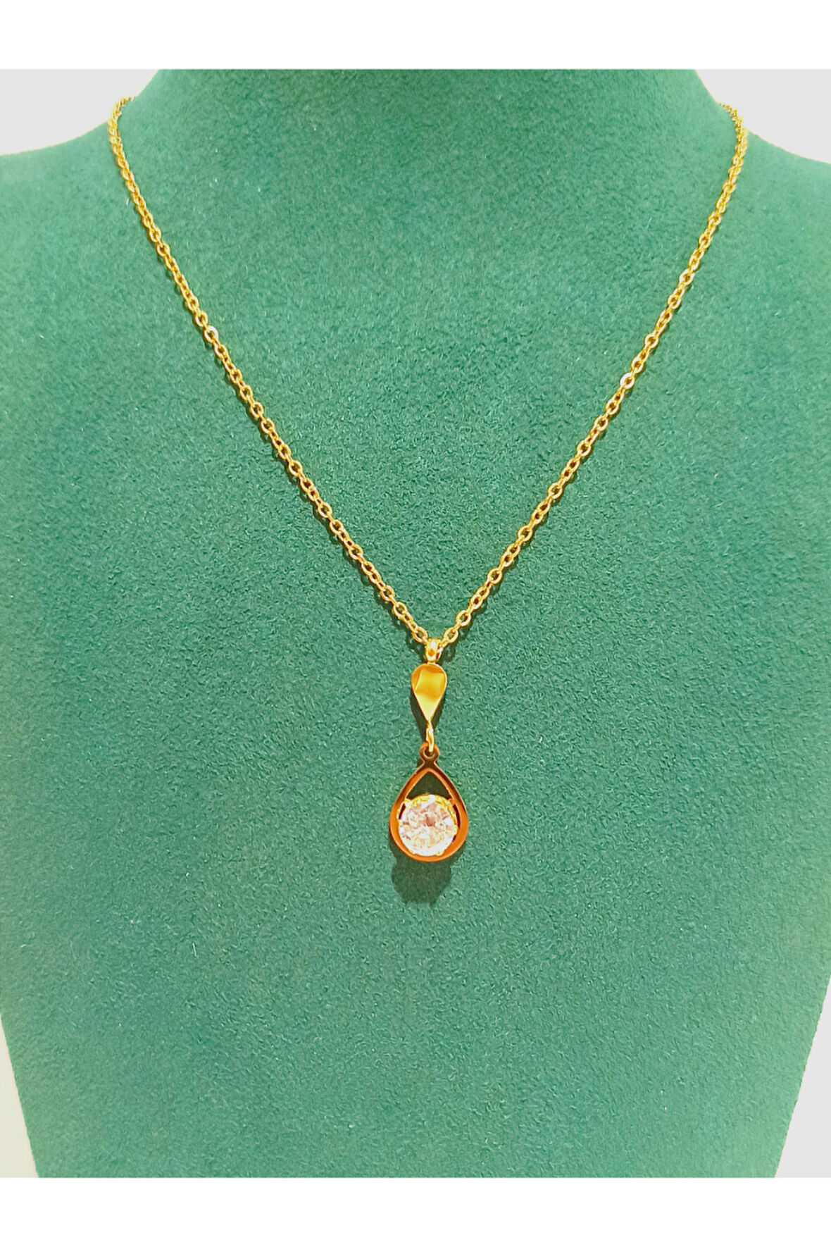 Monalisa Home Gold Renk Lüks Figürlü Gösterişli Kolye