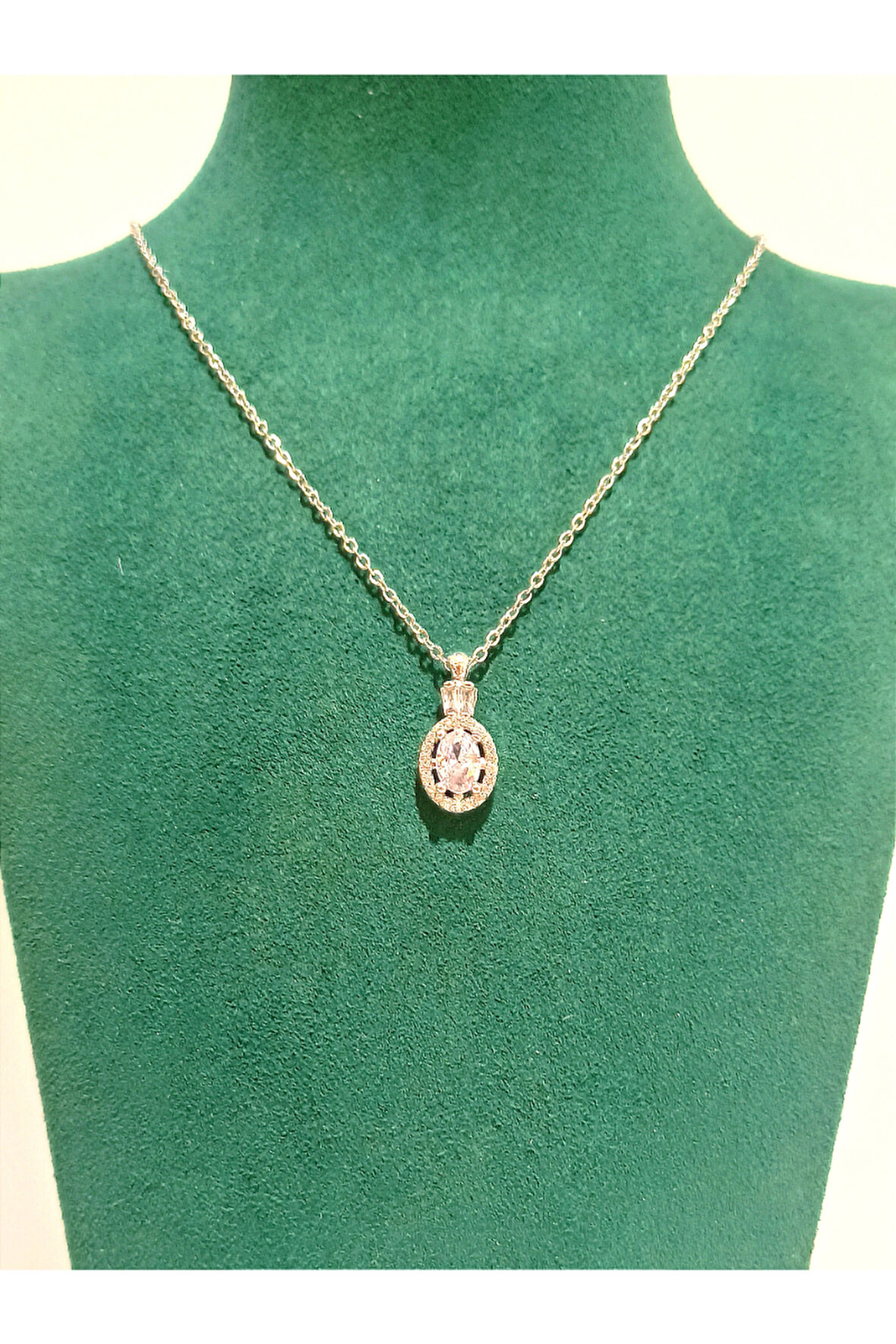 Monalisa Home Gümüş Renk Lüks Figürlü Gösterişli Kolye