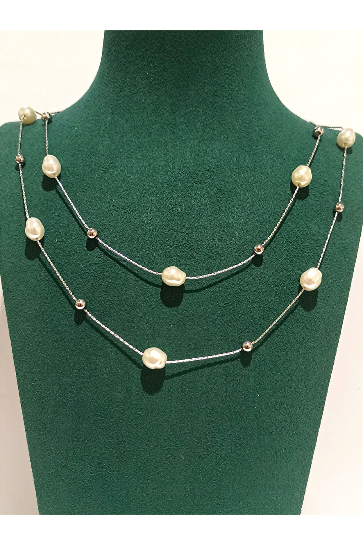 Monalisa Home Gümüş Renk Lüks Figürlü Gösterişli Kolye