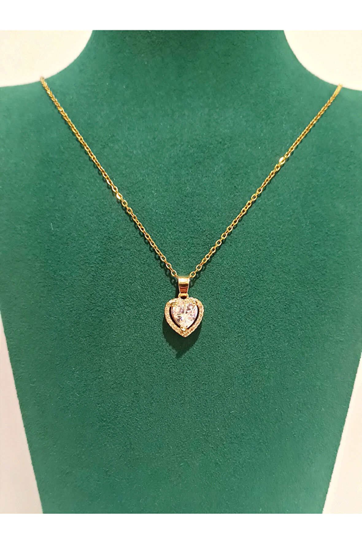 Monalisa Home Gold Renk Lüks Figürlü Gösterişli Kolye