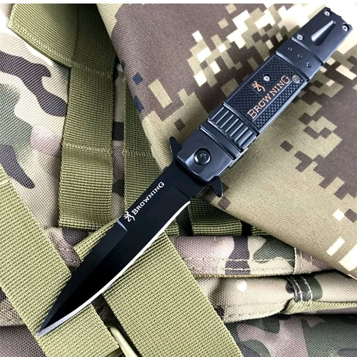 Kişiye Özel Browning Serisi Dragon Kamp Outdoor Çakı
