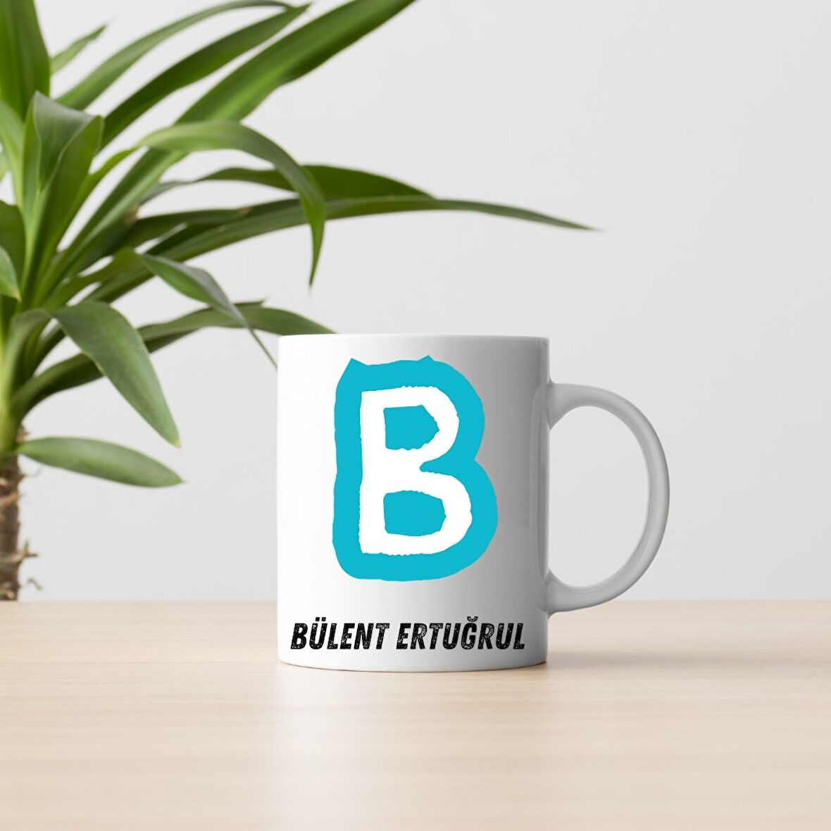 Kişiye Özel Baş Harf Ve İsimli Kupa Bardak