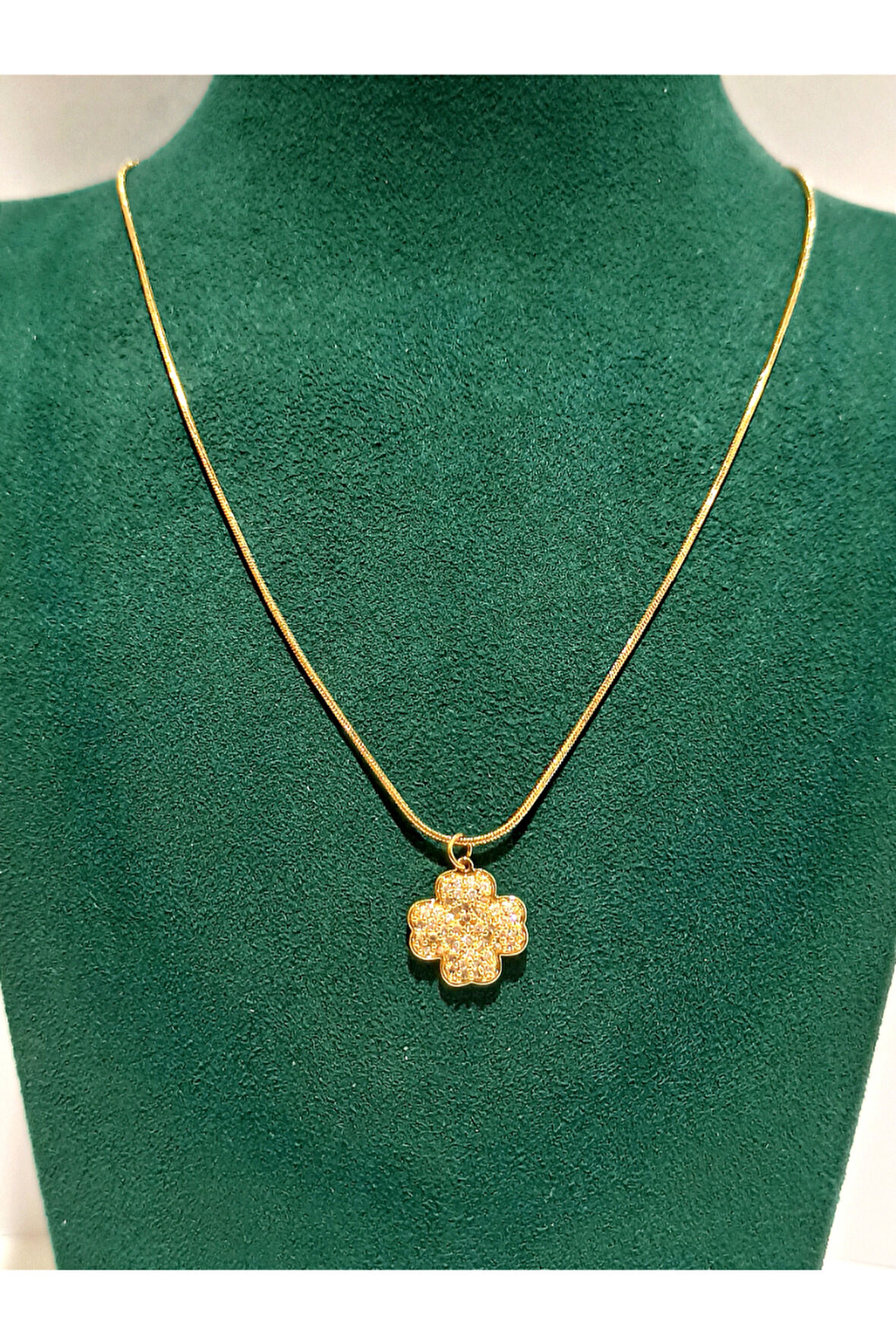 Monalisa Home Gold Renk Lüks Figürlü Gösterişli Kolye