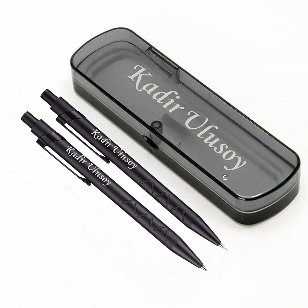 Özel Hediye Kutulu Kurşun ve Tükenmez Kalem Seti