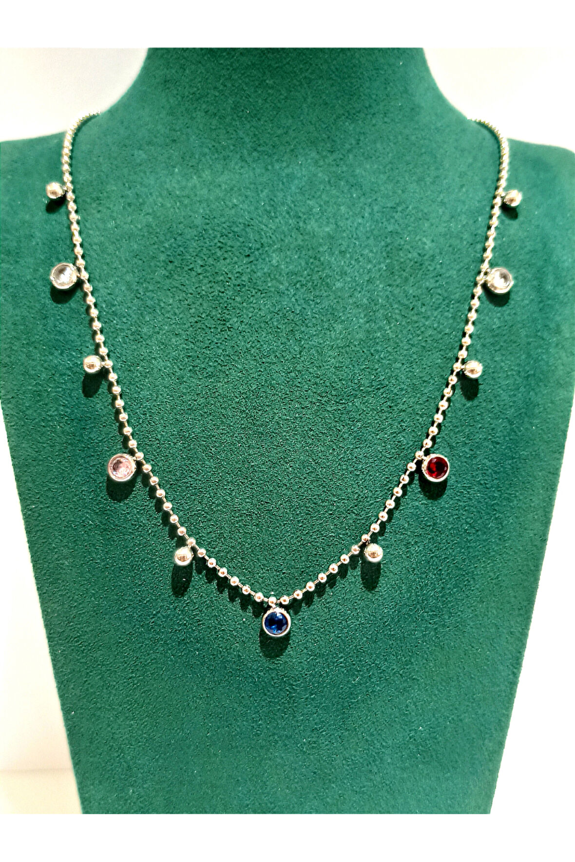 Monalisa Home Gümüş Renk Lüks Figürlü Gösterişli Kolye