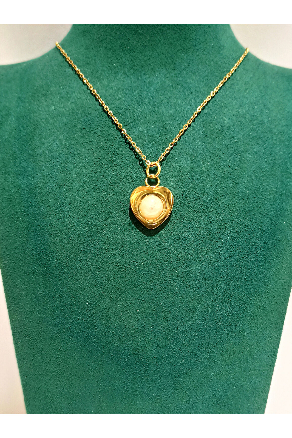 Monalisa Home Gold Renk Lüks Figürlü Gösterişli Kolye