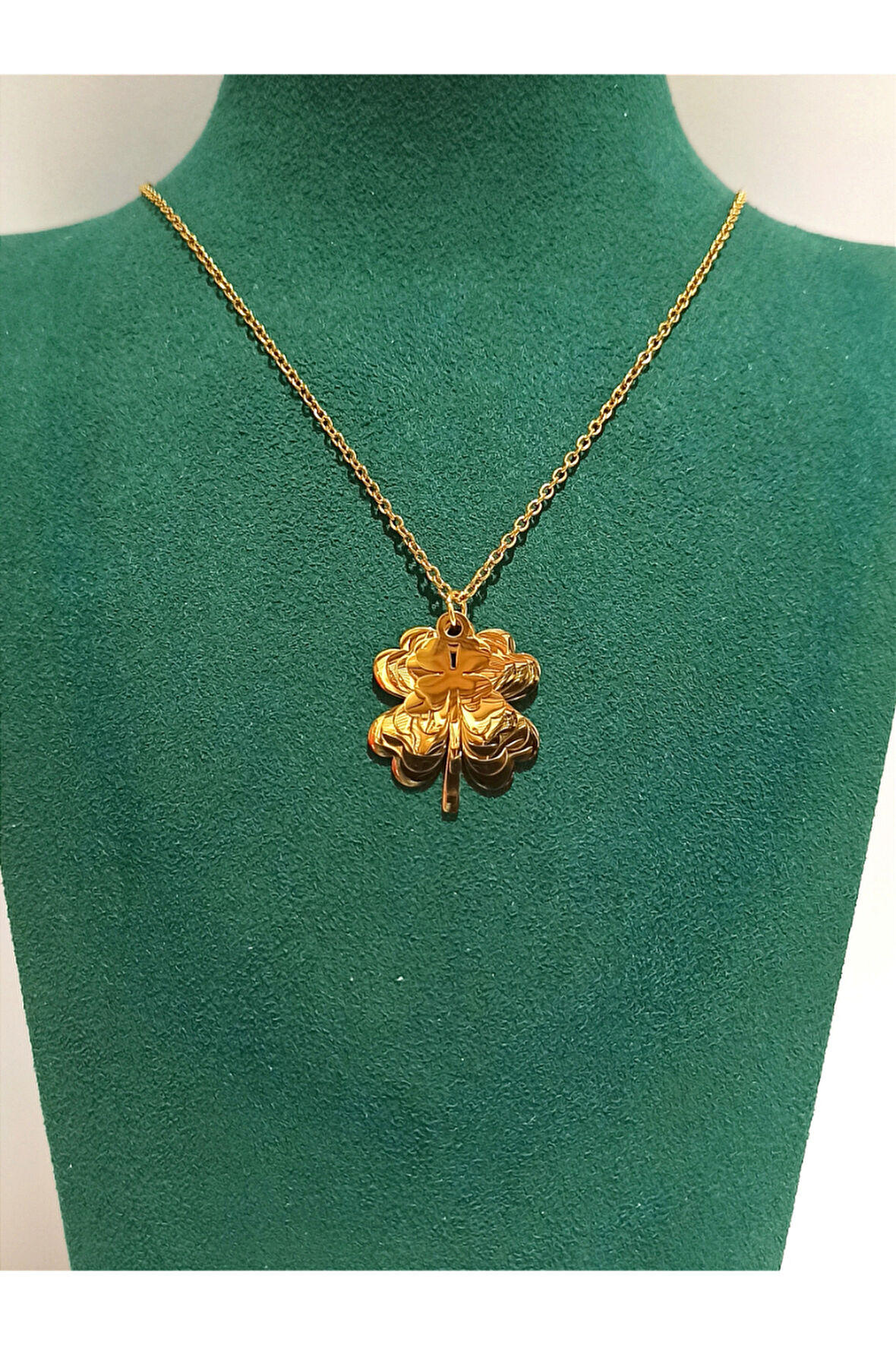 Monalisa Home Gold Renk Lüks Figürlü Gösterişli Kolye