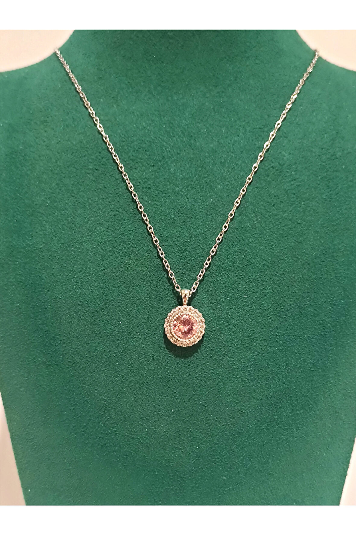 Monalisa Home Gümüş Renk Lüks Figürlü Gösterişli Kolye