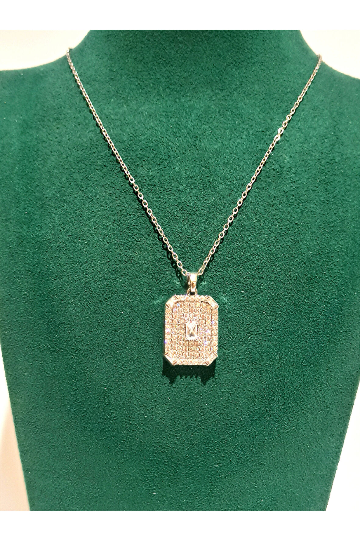 Monalisa Home Gümüş Renk Lüks Figürlü Gösterişli Kolye