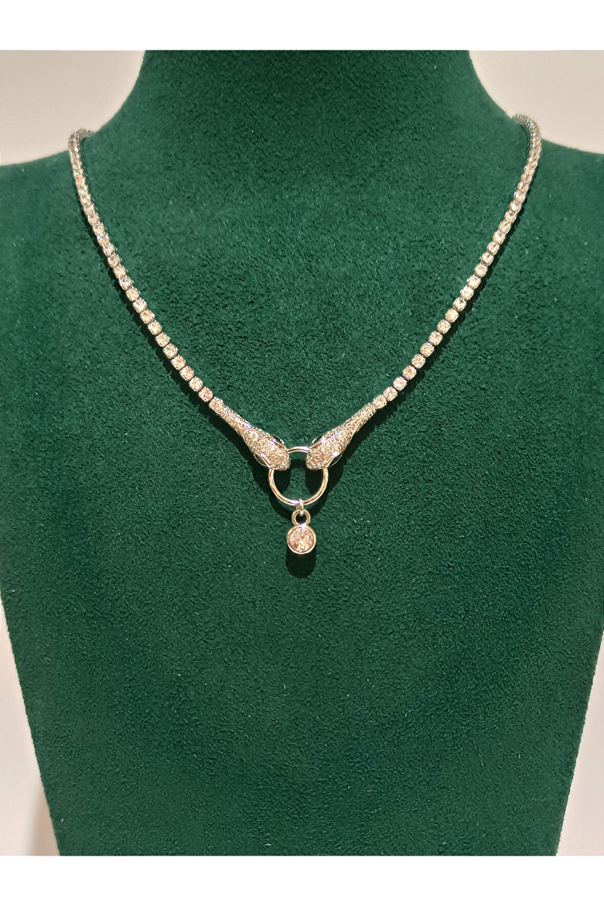 Monalisa Home Gümüş Renk Lüks Figürlü Gösterişli Kolye