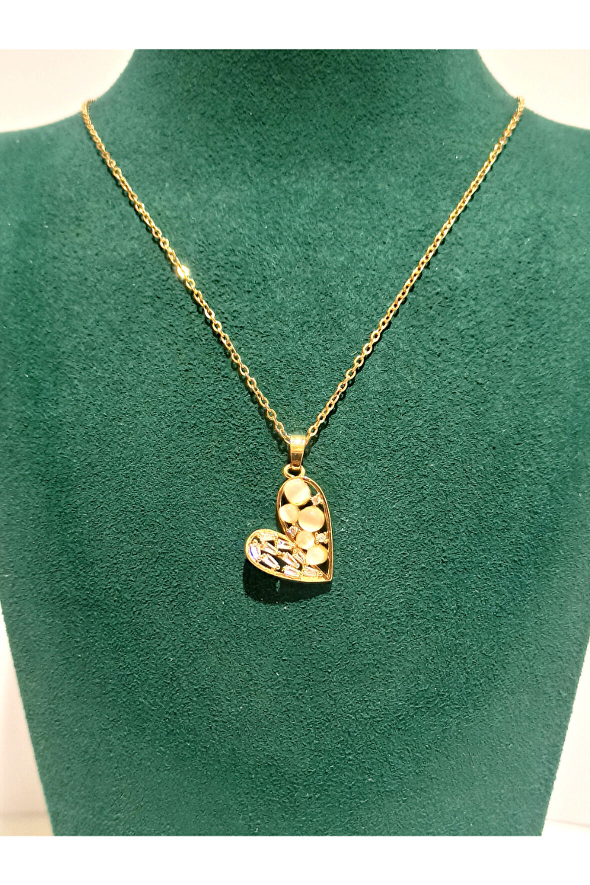 Monalisa Home Gold Renk Lüks Figürlü Gösterişli Kolye