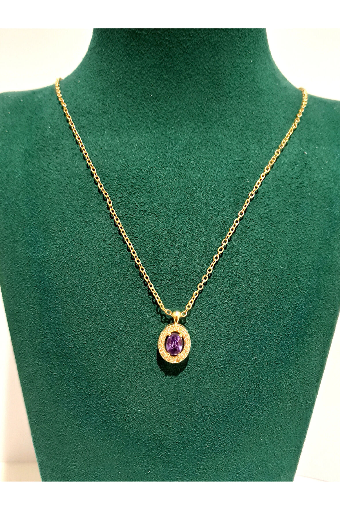 Monalisa Home Gold Renk Lüks Figürlü Gösterişli Kolye