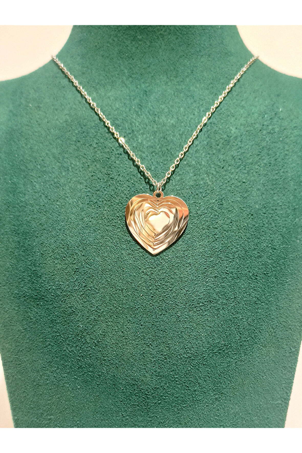 Monalisa Home Gümüş Renk Lüks Figürlü Gösterişli Harf Kolye