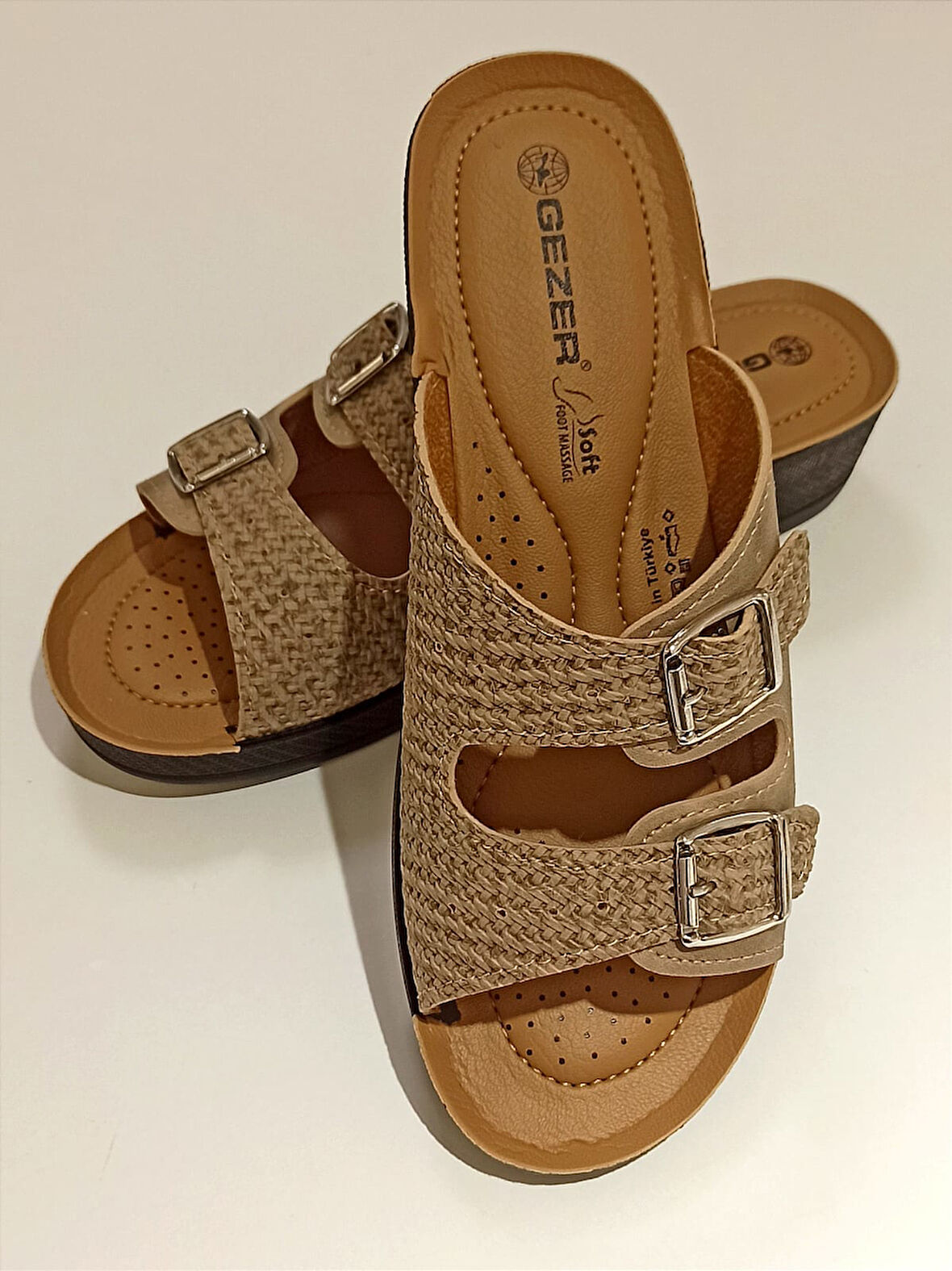 Monalisa Home Lüks Gösterişli Yumuşak Taban Krem 38 Numara Terlik