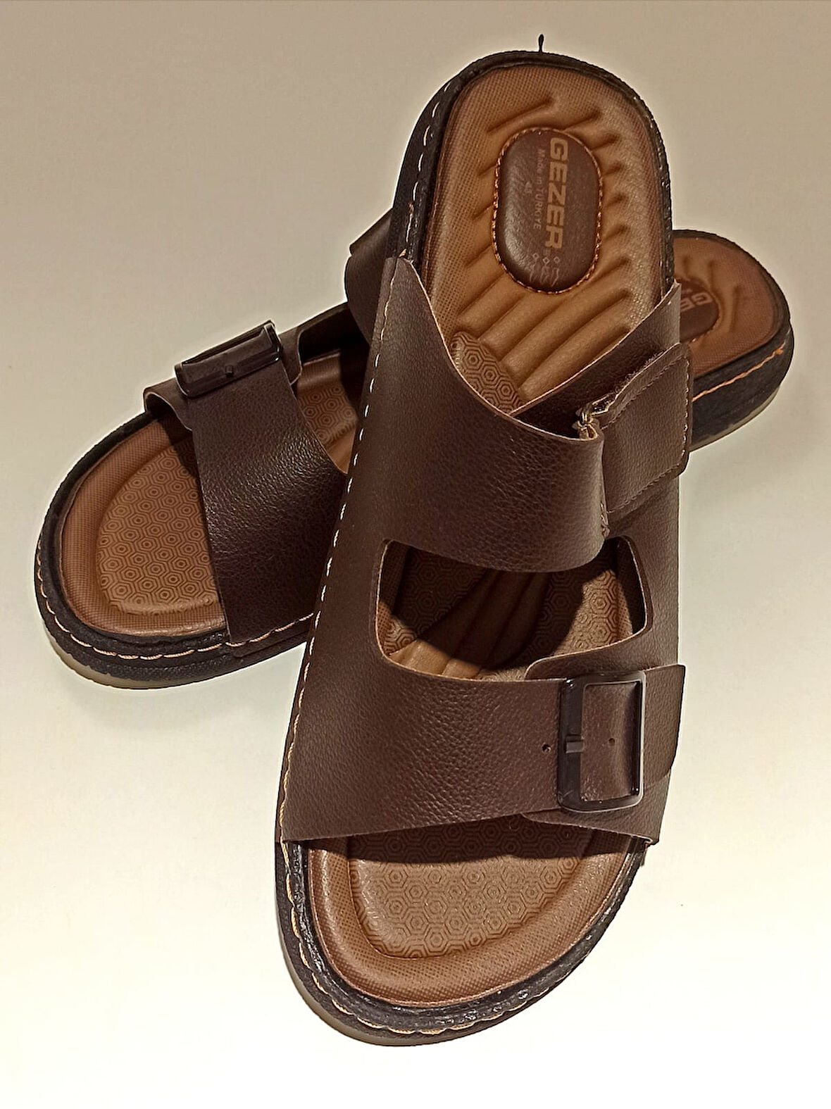 Monalisa Home Lüks Gösterişli Kahverengi 43 Numara Terlik