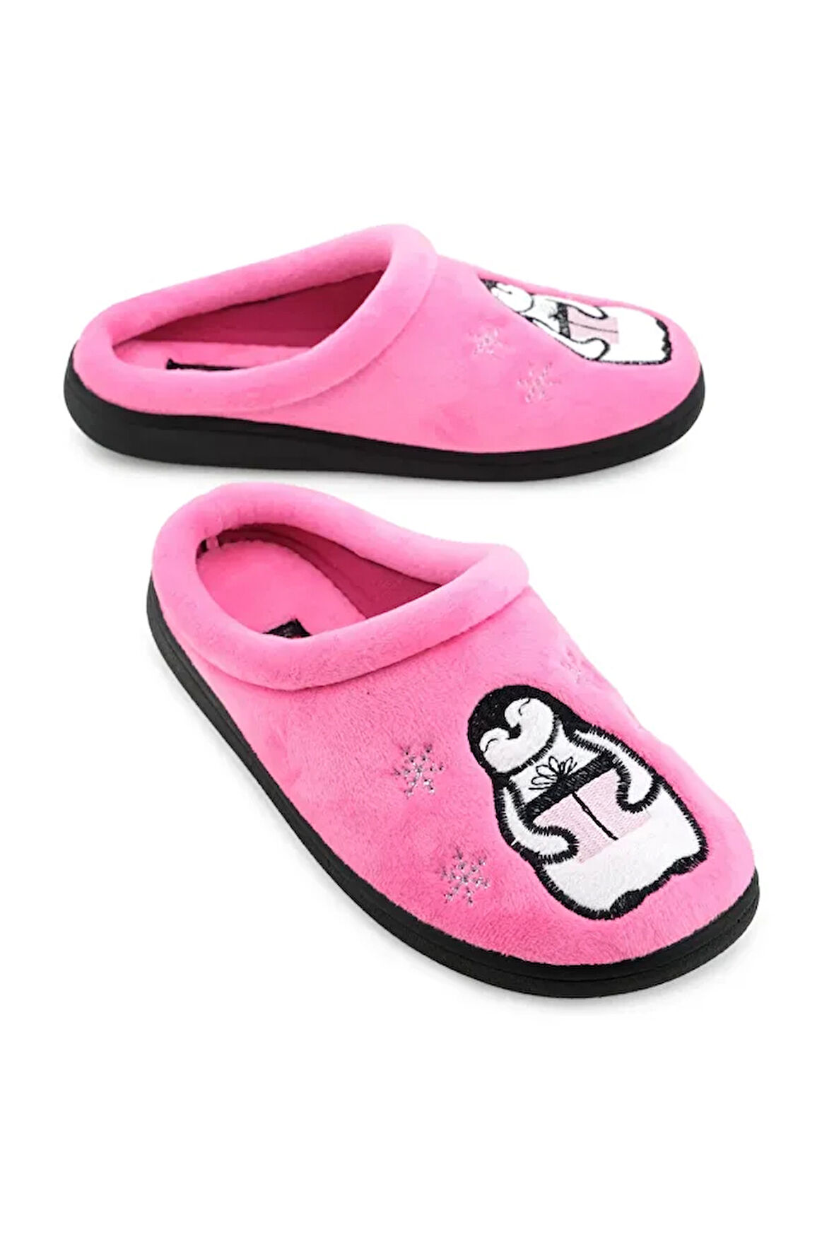 Monalisa Home Lüks Gösterişli Kışlık Pembe Renk  39 Numara Terlik