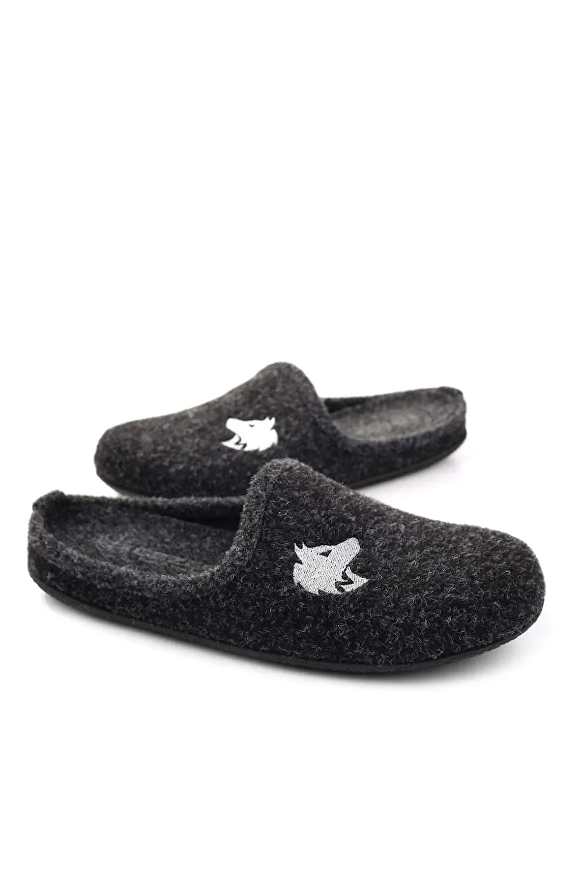 Monalisa Home Lüks Gösterişli Kışlık Siyah Renk 42 Numara Terlik