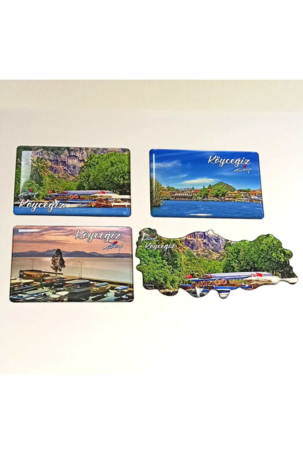 Monalisa Home 4 Adet Farklı Model Desenli Renkli Kültürel Mıknatıslı Magnet