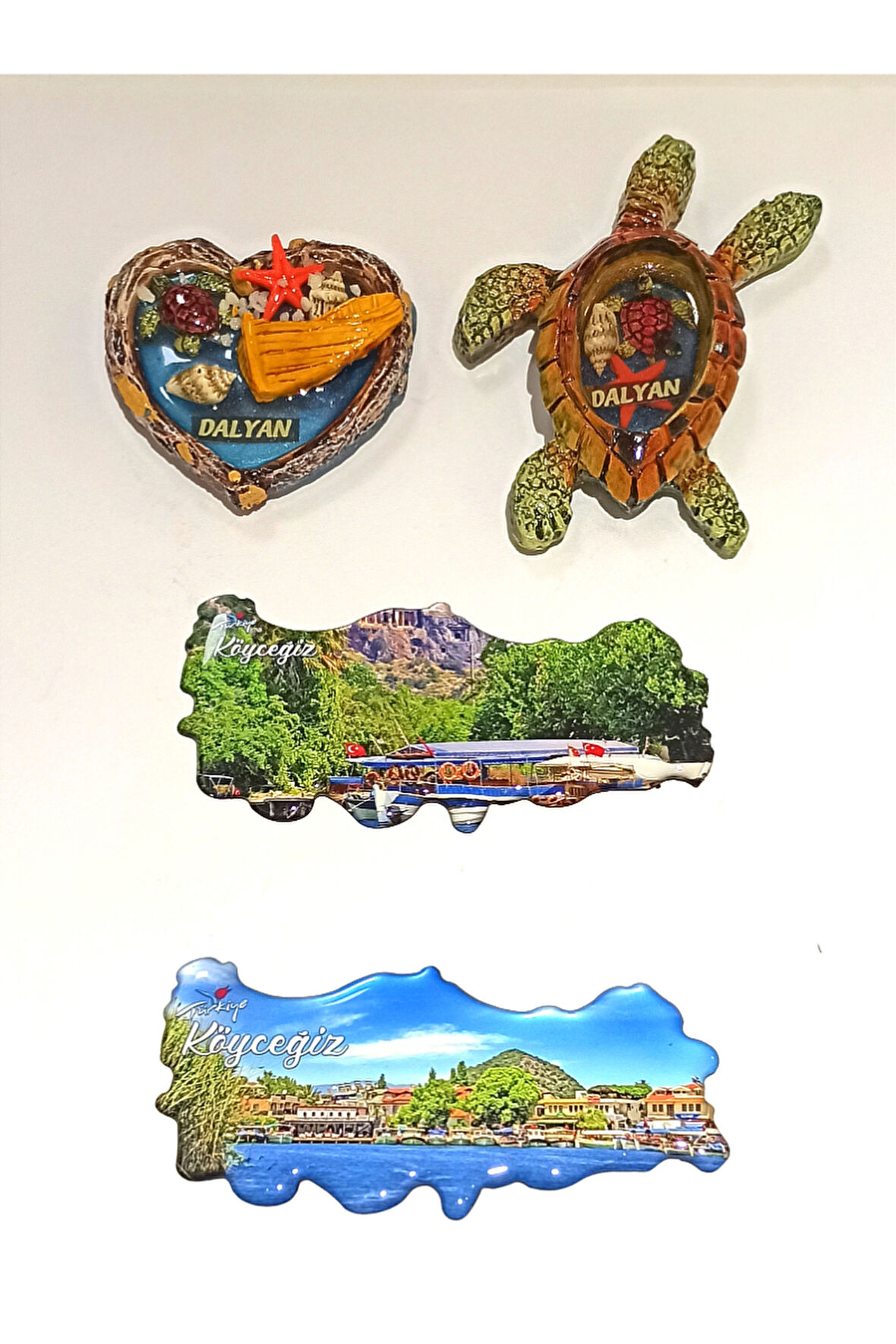 Monalisa Home 4 Adet Farklı Model Desenli Renkli Kültürel Mıknatıslı Magnet