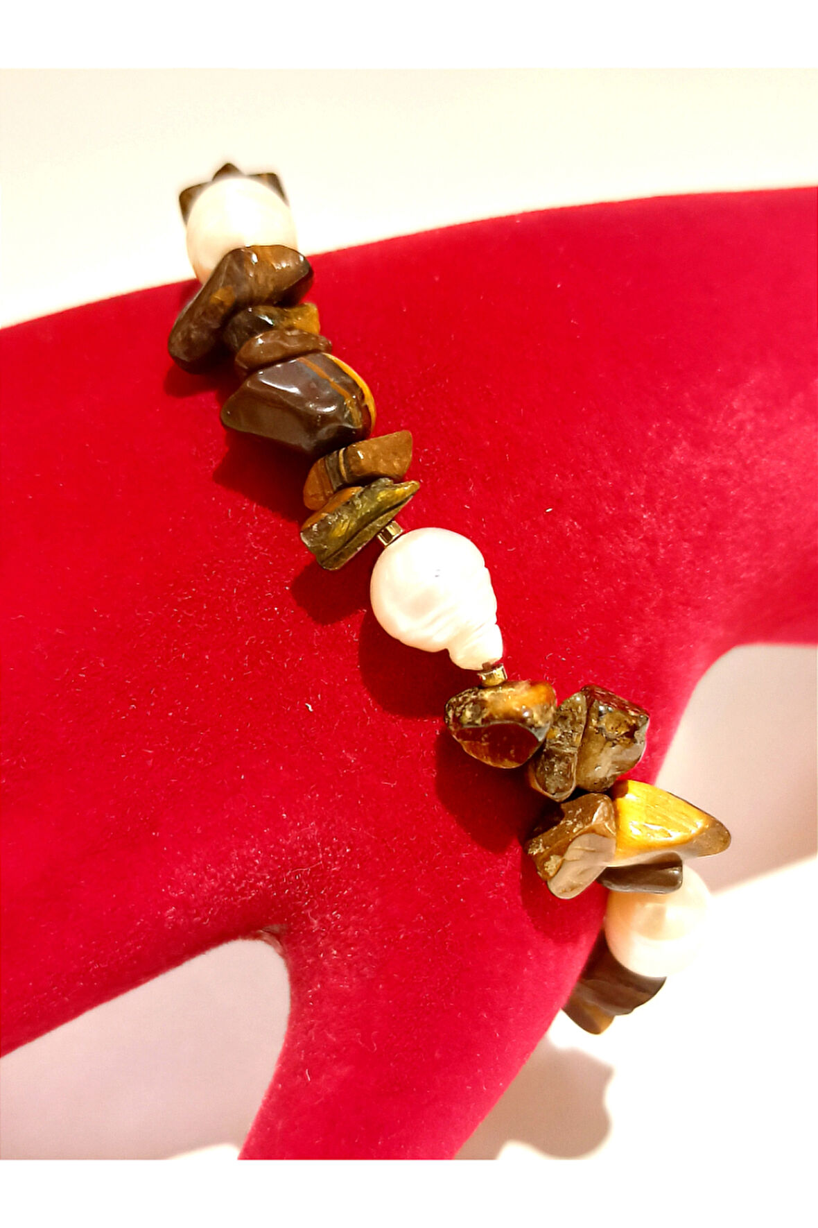 Monalisa Home  Lüks Gösterişli Renkli Doğal Taş Bileklik