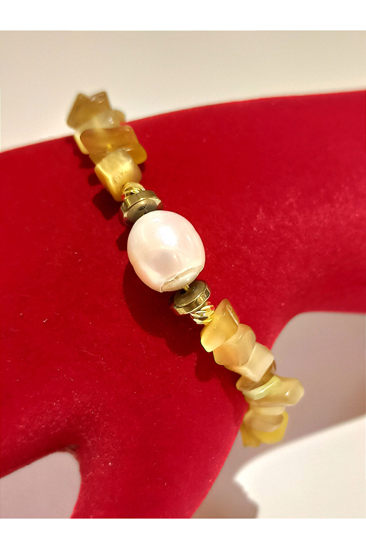 Monalisa Home  Lüks Gösterişli Renkli Doğal Taş Bileklik