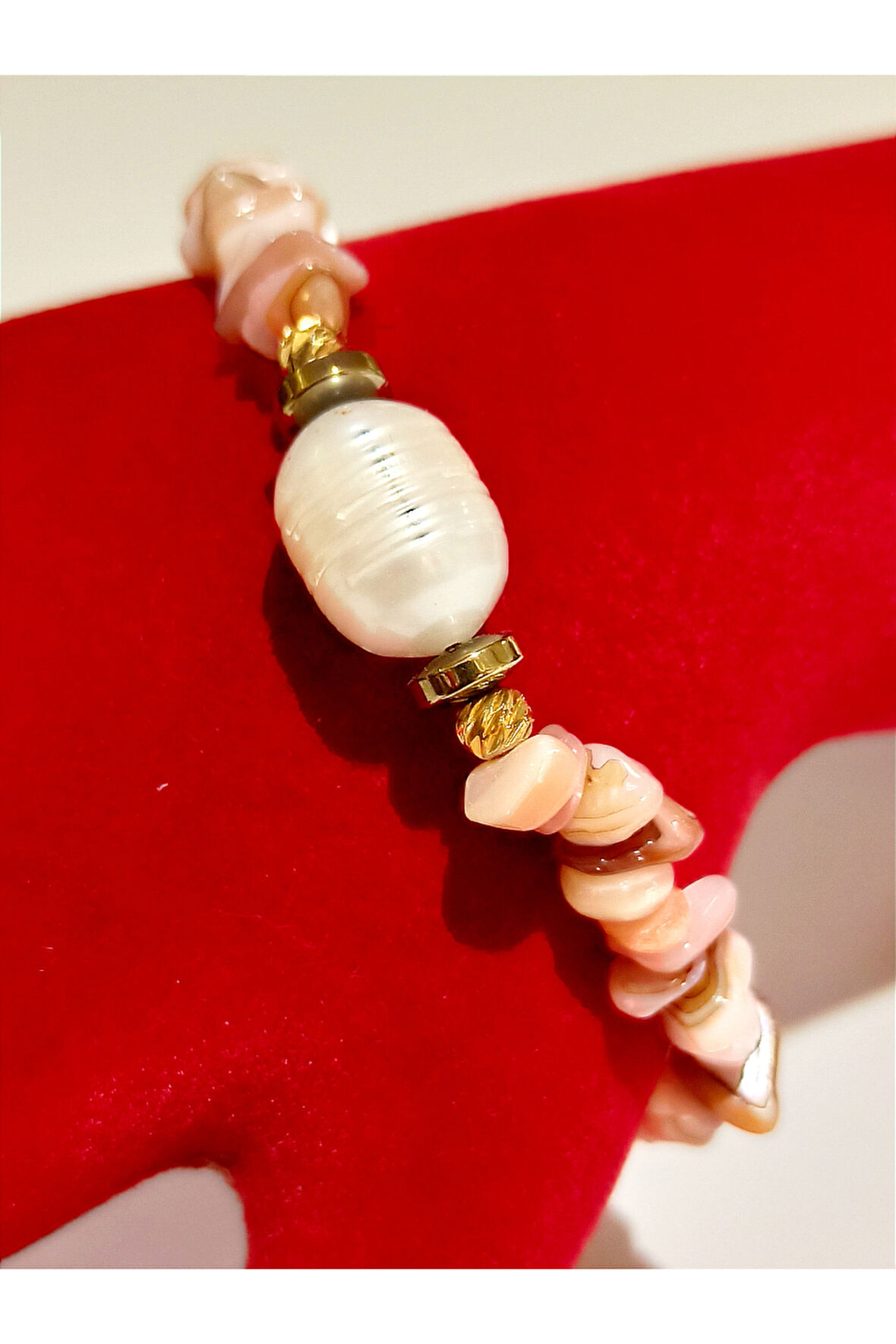 Monalisa Home  Lüks Gösterişli Renkli Doğal Taş Bileklik