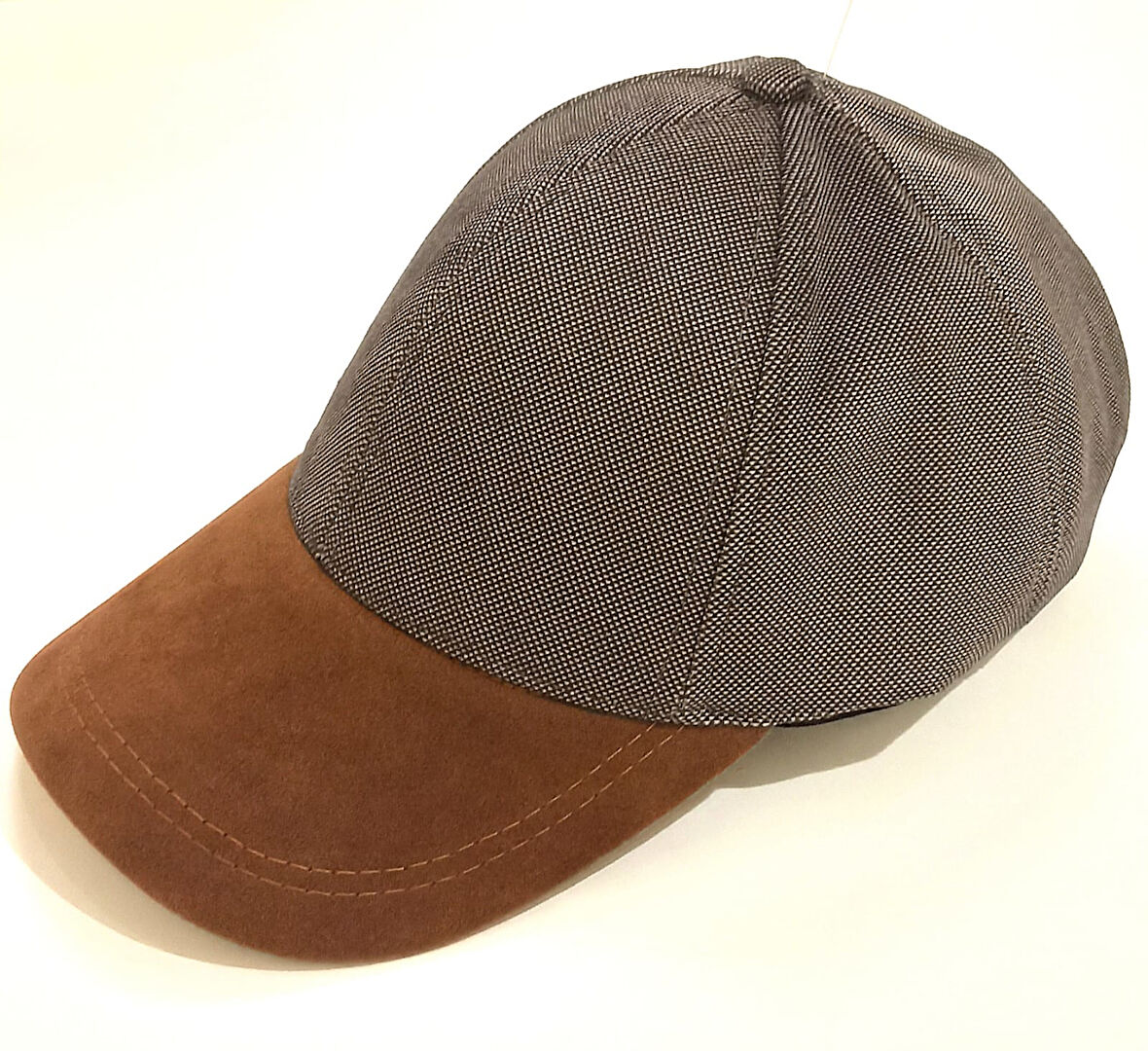Monalisa Home Şık Kahve Ve Gri Rengi Kadife Erkek Şapka