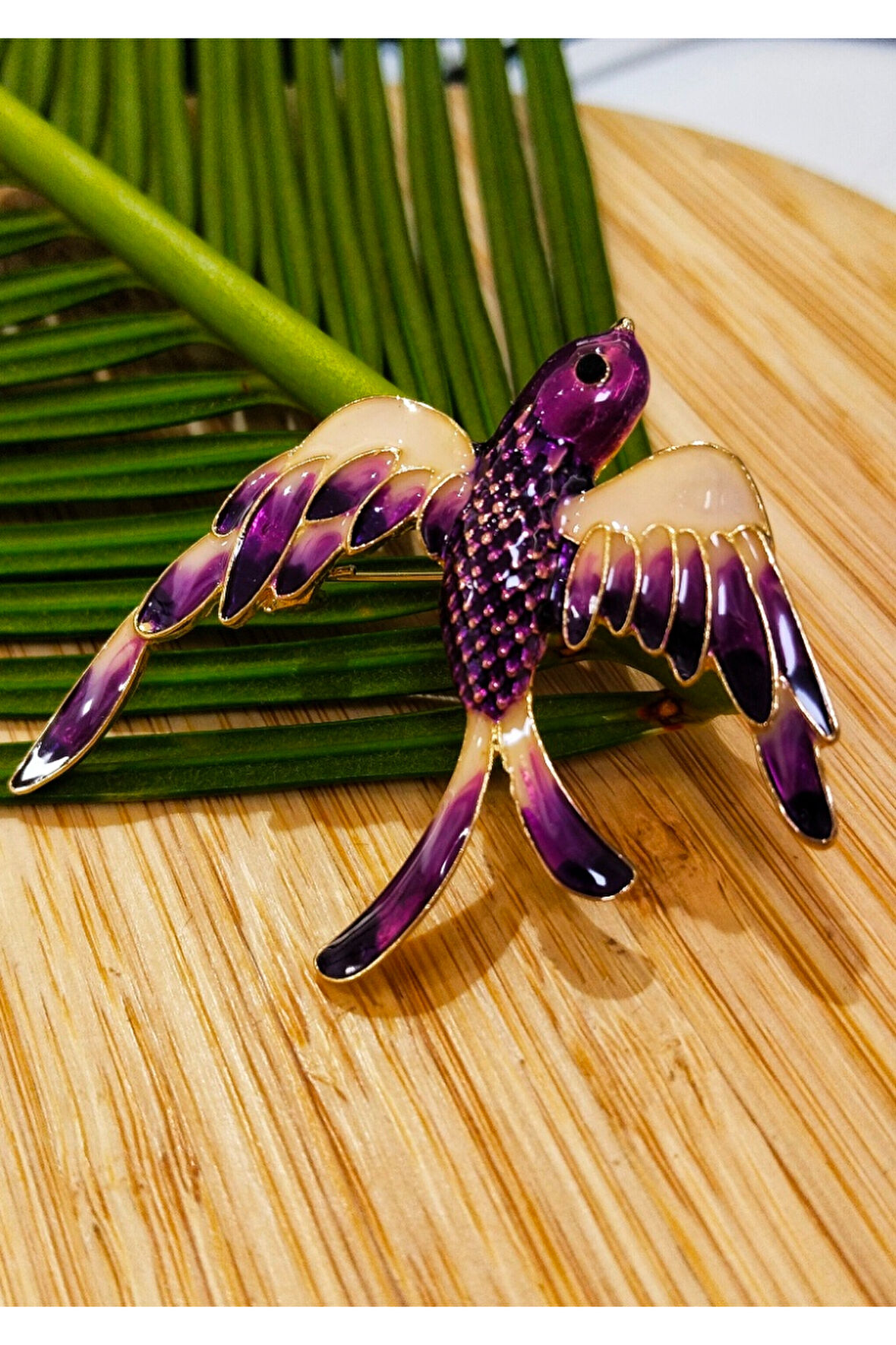 Monalisa Home Kıllangıç Kuş  Figürlü Broş